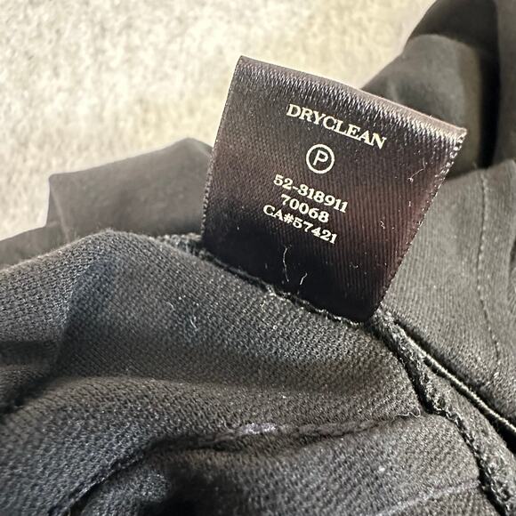 Ann Taylor Loft Pencil Skirt WMNs 16T Black Straight Back Zip Knee Length Formal - Picture 4 of 5